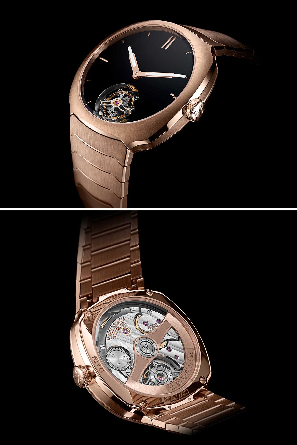 H. Moser & Cie. Presents A Streamliner in Gold and Black – Cortina ...