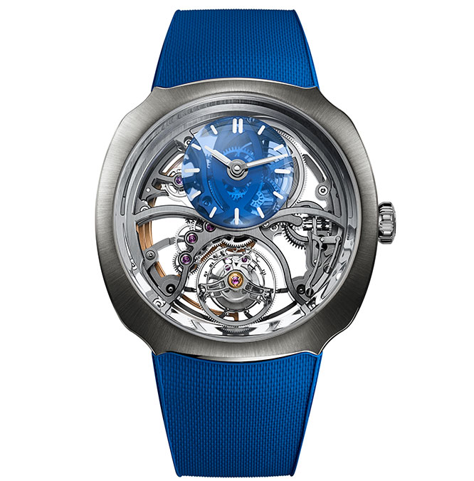 Cortina Watch - HMoser & Cie. - Streamliner Cylindrical Tourbillon Skeleton Alpine Limited Edition