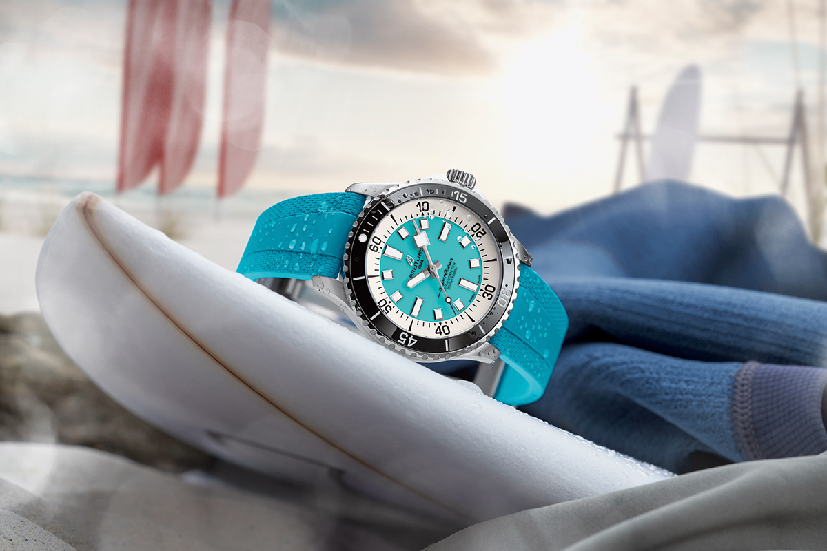 Cortina-Watch-Breitling-Superocean-Automatic-42-and-36_rainbow-dial-editions-turquoise