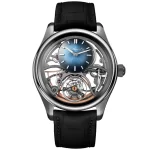 Cortina Watch H Moser Cie Pioneer Cylindrical Tourbillon Skeleton 3811 1200 150x150