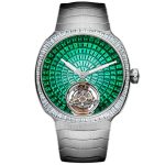 Cortina Watch H. Moser Cie. Streamliner Tourbillon Emeralds 6804 0200 150x150