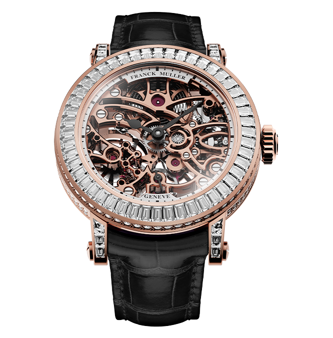 Franck Muller-Round-Skeleton-Baguette-7031-B-S6-SQT-BAGU-5N-Cortina-Watch