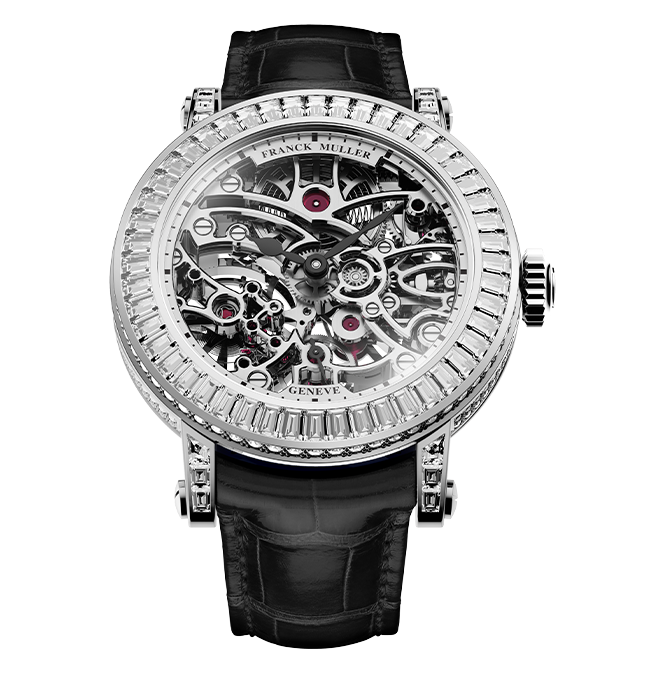 Franck Muller-Round-Skeleton-Baguette-7031-B-S6-SQT-BAGU-OG-Cortina-Watch