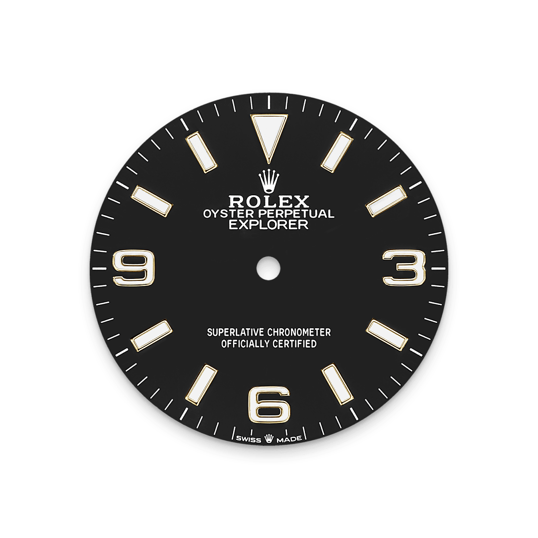 Rolex Explorer in Rolesor Kuning - kombinasi Oystersteel dan emas kuning, M124273-0001 - Cortina Watch Malaysia