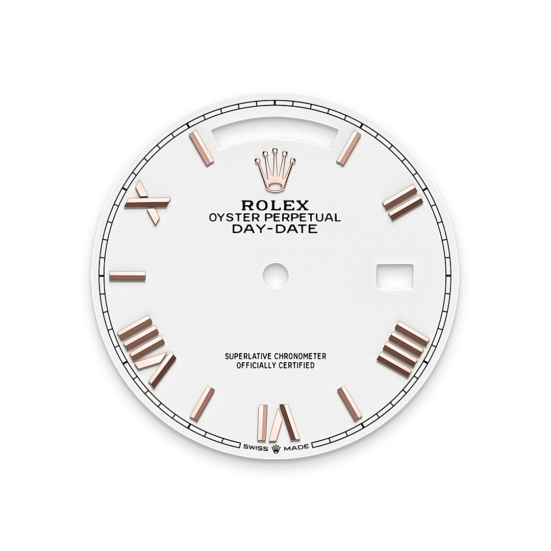 Rolex Day-Date in Emas Everose 18 karat, M128235-0070 - Cortina Watch Malaysia