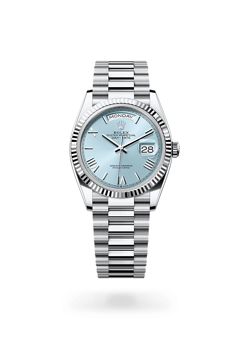 Rolex Day-Date in Platinum, M128236-0018 - Cortina Watch Malaysia