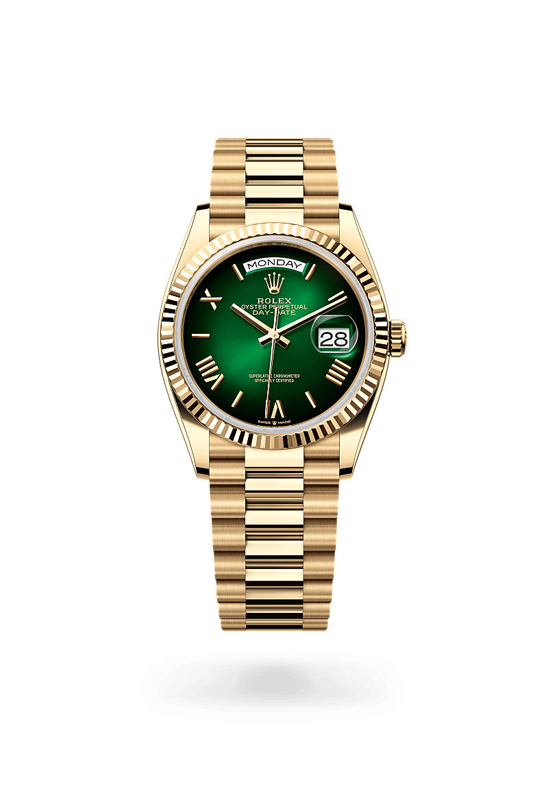 Rolex Day-Date in Emas kuning 18 karat, M128238-0118 - Cortina Watch Malaysia