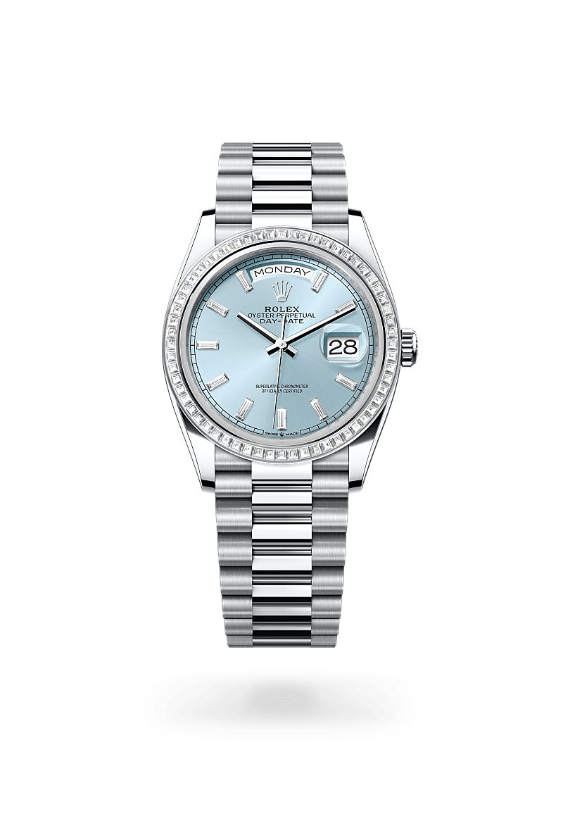 Rolex Day-Date in Platinum, M128396TBR-0003 - Cortina Watch Malaysia