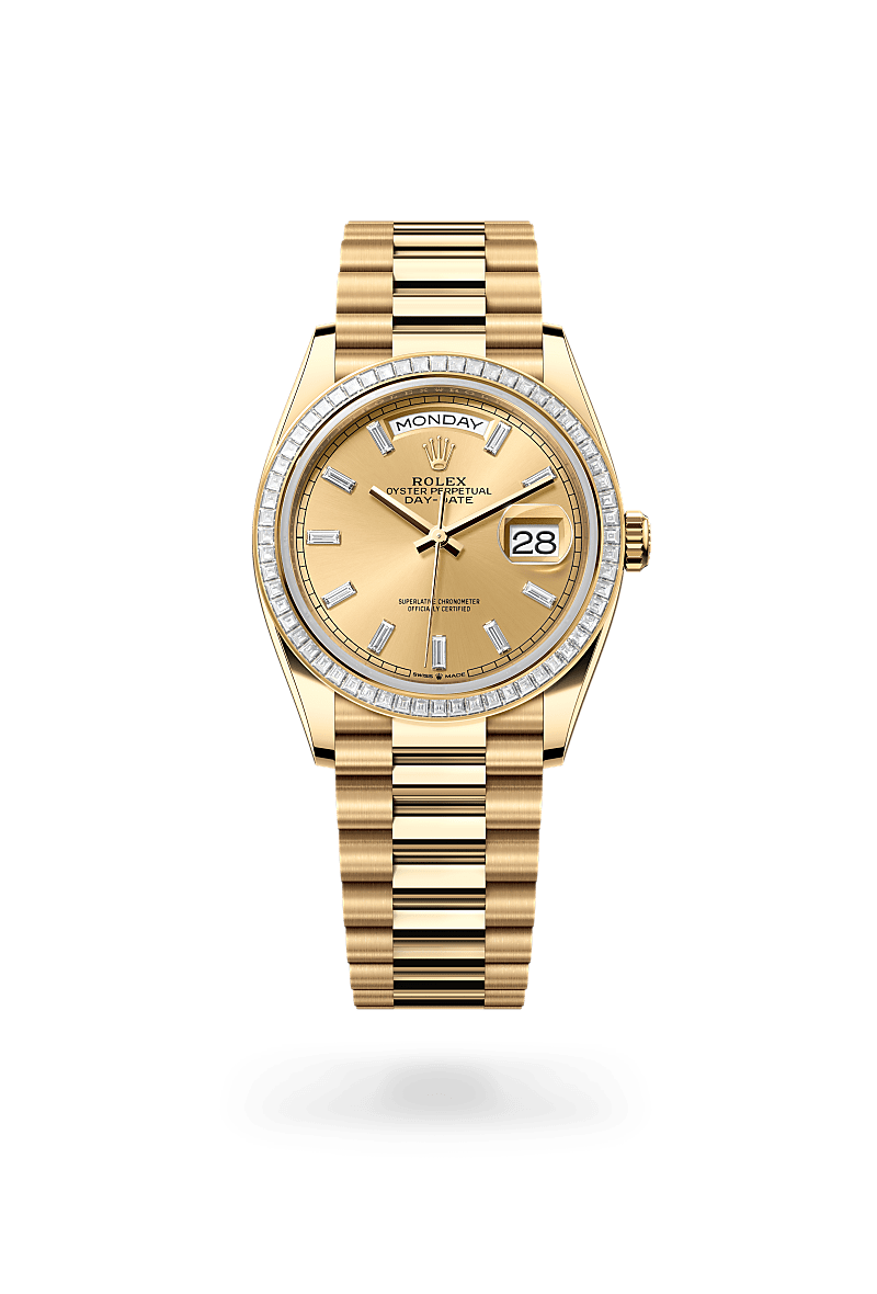 Rolex Day-Date in Emas kuning 18 karat, M128398TBR-0037 - Cortina Watch Malaysia