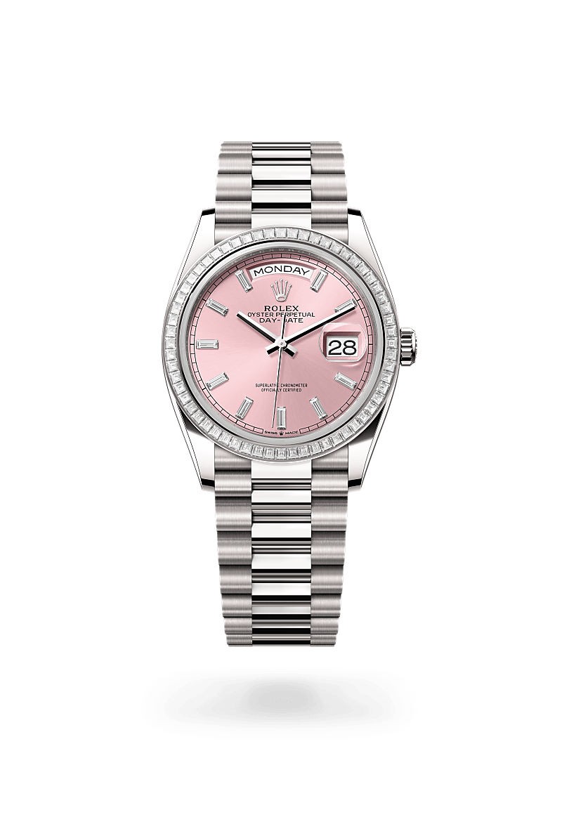 Rolex Day-Date in emas putih 18 karat, M128399TBR-0029 - Cortina Watch Malaysia