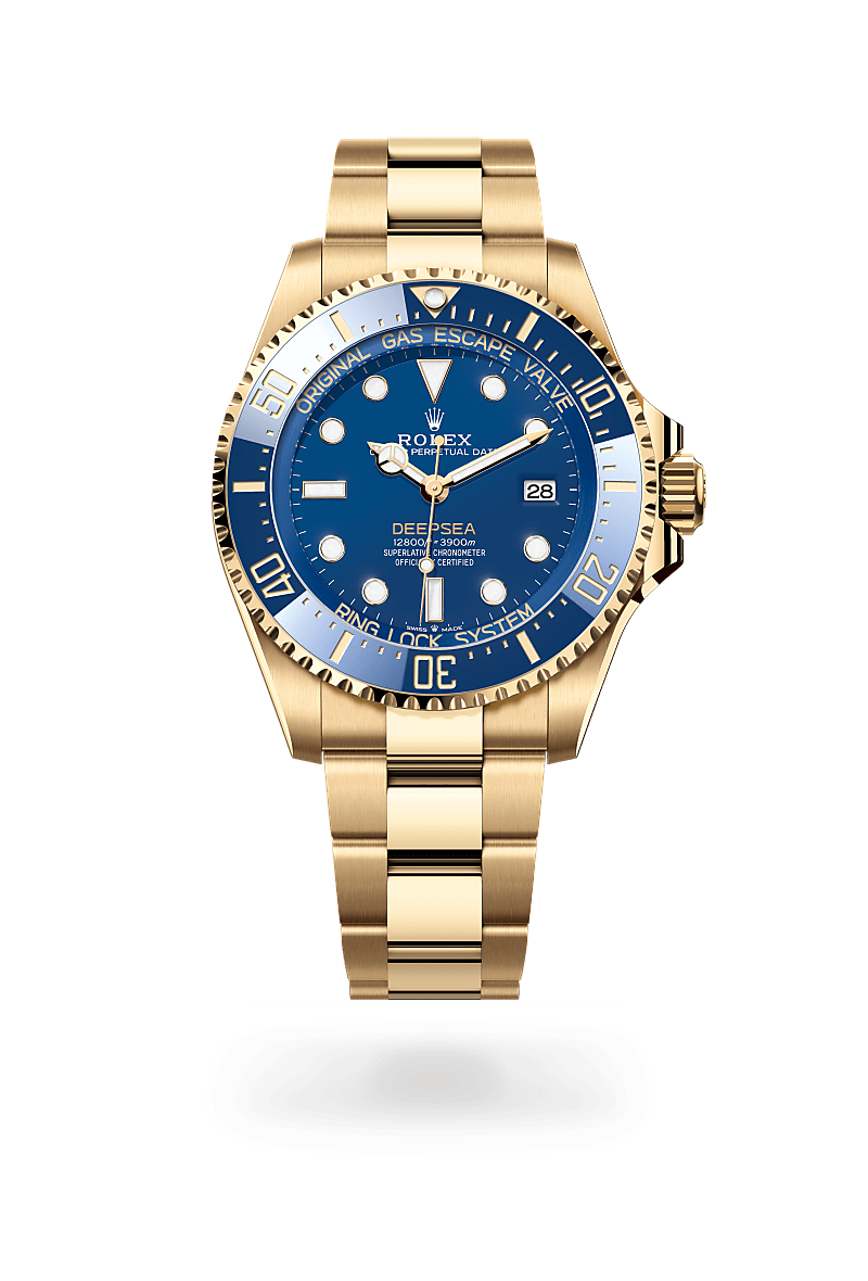 Rolex Deepsea in 18 ct yellow gold, M136668LB-0001 - Cortina Watch Malaysia