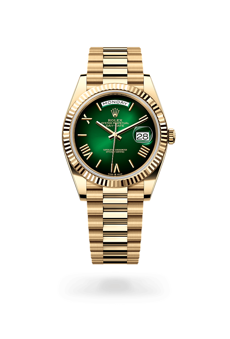 Rolex Day-Date in 18 ct yellow gold, M228238-0069 - Cortina Watch Malaysia