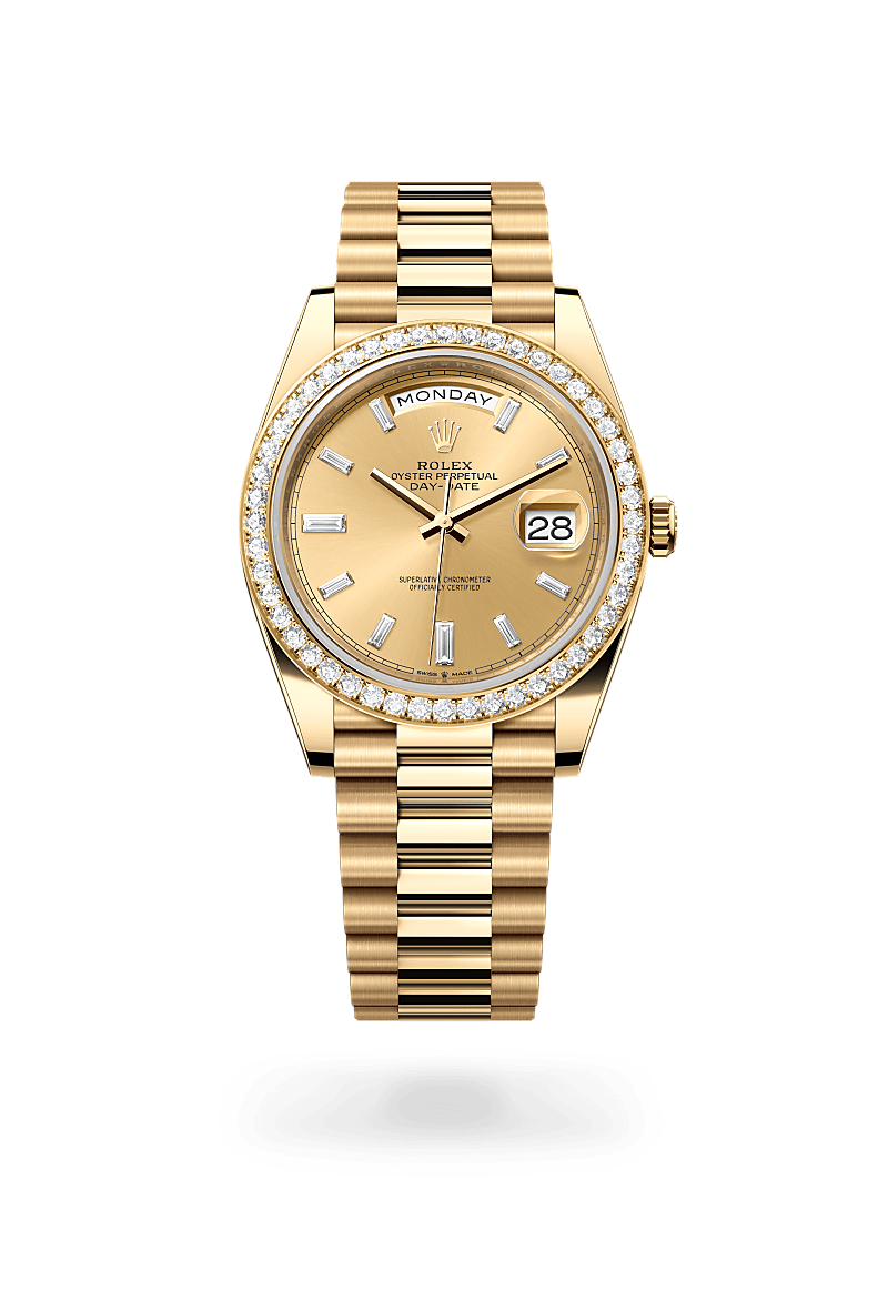 Rolex Day-Date in Emas kuning 18 karat, M228348RBR-0002 - Cortina Watch Malaysia