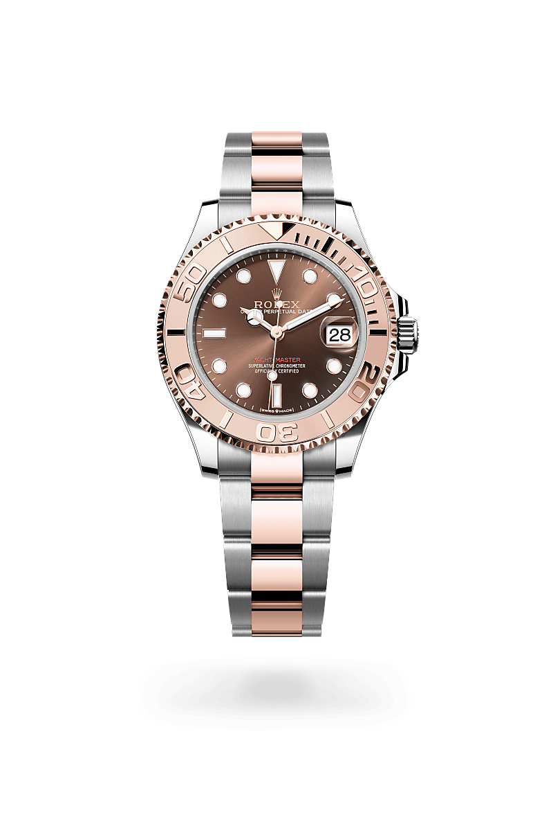 rolex Yacht-Master in Rolesor Everose - kombinasi Oystersteel dan emas Everose, M268621-0003 - Cortina Watch Malaysia