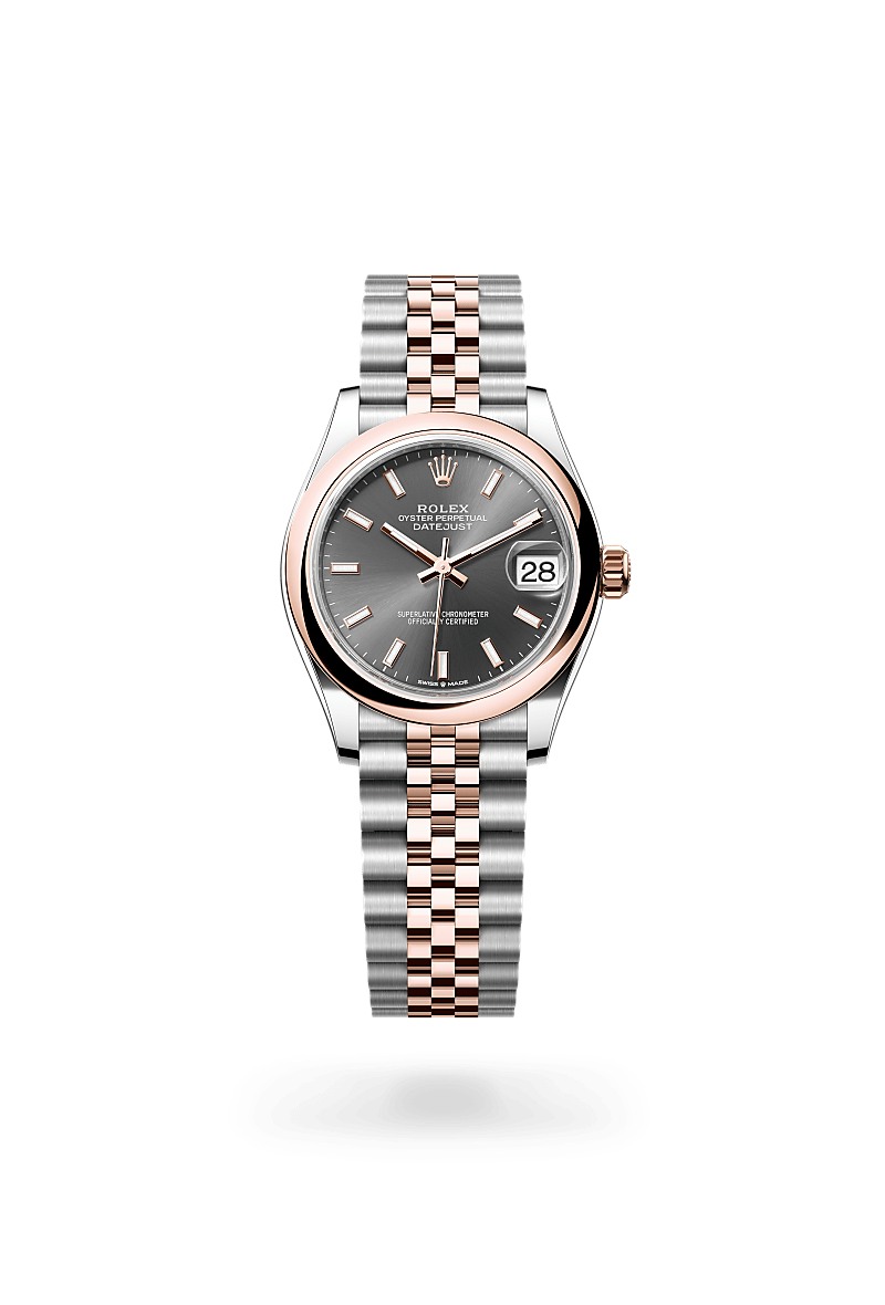 Rolex Datejust in Rolesor Everose - kombinasi Oystersteel dan emas Everose, M278241-0018 - Cortina Watch Malaysia