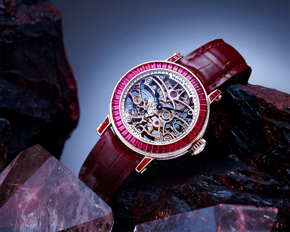 Franck Muller_Round Skeleton Baguette 31 (Ruby)_Cortina Watch