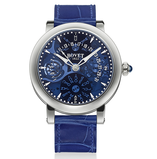 BOVET_Recital 21_Blue- Sapphire Dial Titanium_Cortina Watch