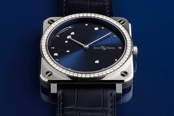 Bell-Ross-BR S Blue Diamond Eagle Diamonds-Cortina Watch