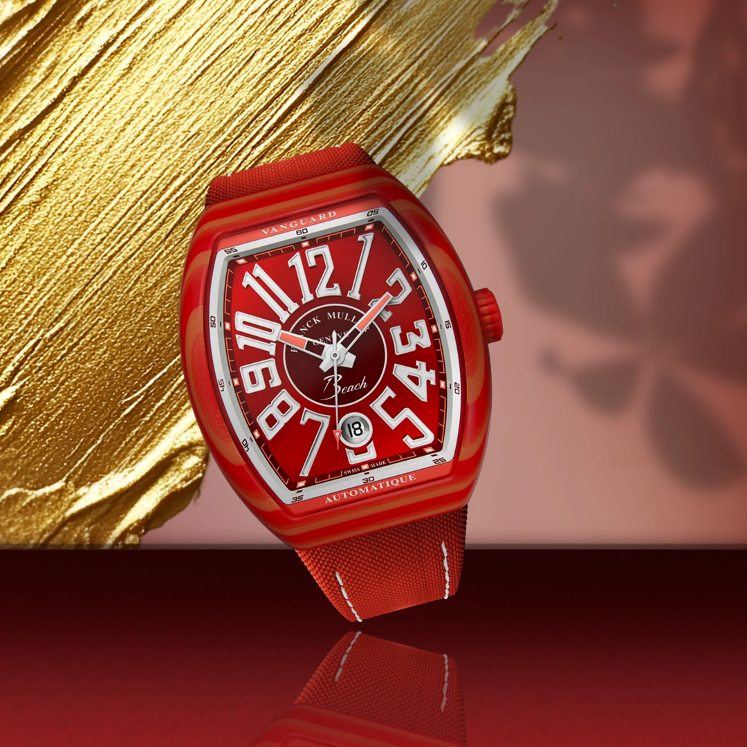 Franck Muller_Vanguard Beach (Fiery Red)_Cortina Watch