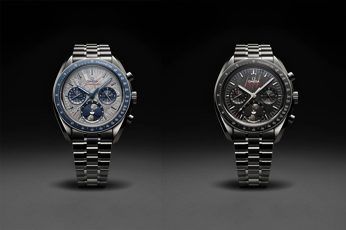 Omega Speedmaster Moonphase Meteorite Featured