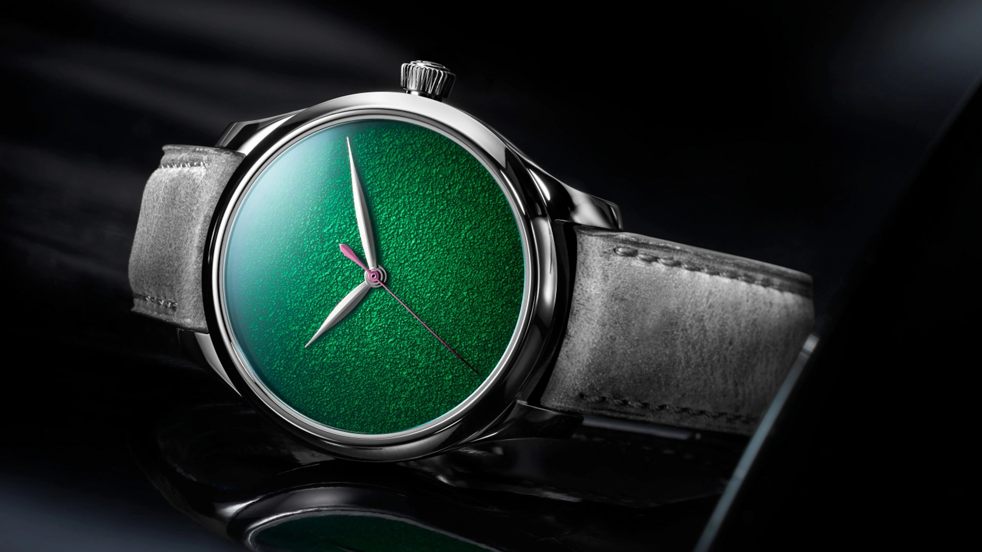 H. Moser & Cie. Endeavour Centre Seconds Concept Lime Green - Cortina Watch