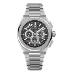 Zenith Defy Skyline Chronograph Skeleton Cortina Watch Black Steel 296x300 1 150x150