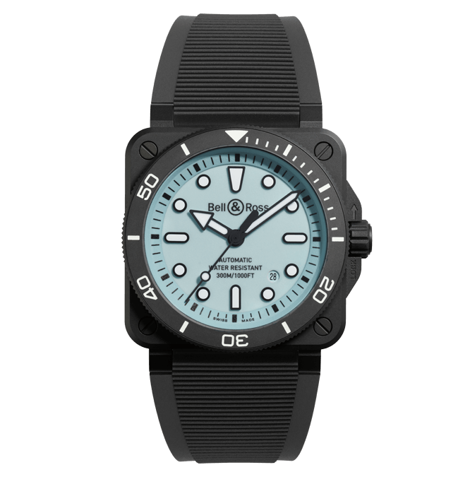 Bell Ross Br 03 Diver Br03a D Lm Ce Srb Cortina Watch Frontal
