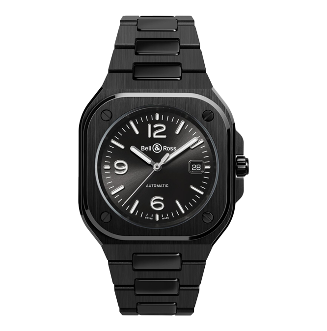 Bell Ross Br 05 Black Ceramic Ceramic Bracelet Br05a Bl Ce Cortina Watch