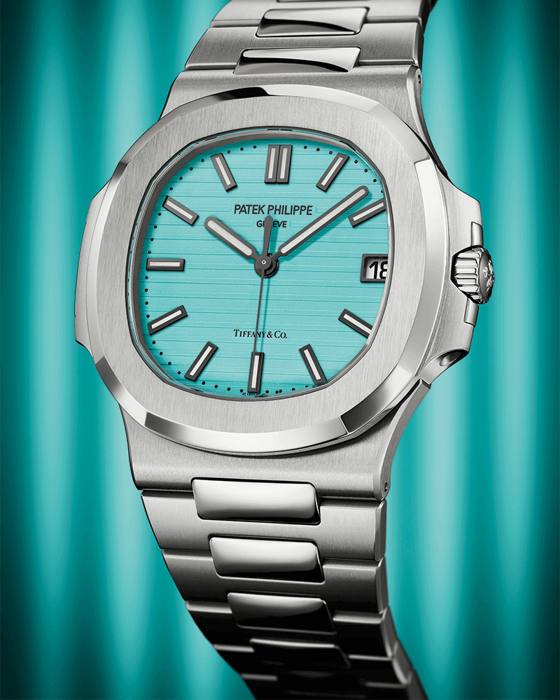 The limited-edition Patek Philippe Nautilus with Tiffany Blue dial Ref. 5711/1A-018 celebrates their longstanding partnership with one of the most striking dial colours ever seen from Patek Philippe.