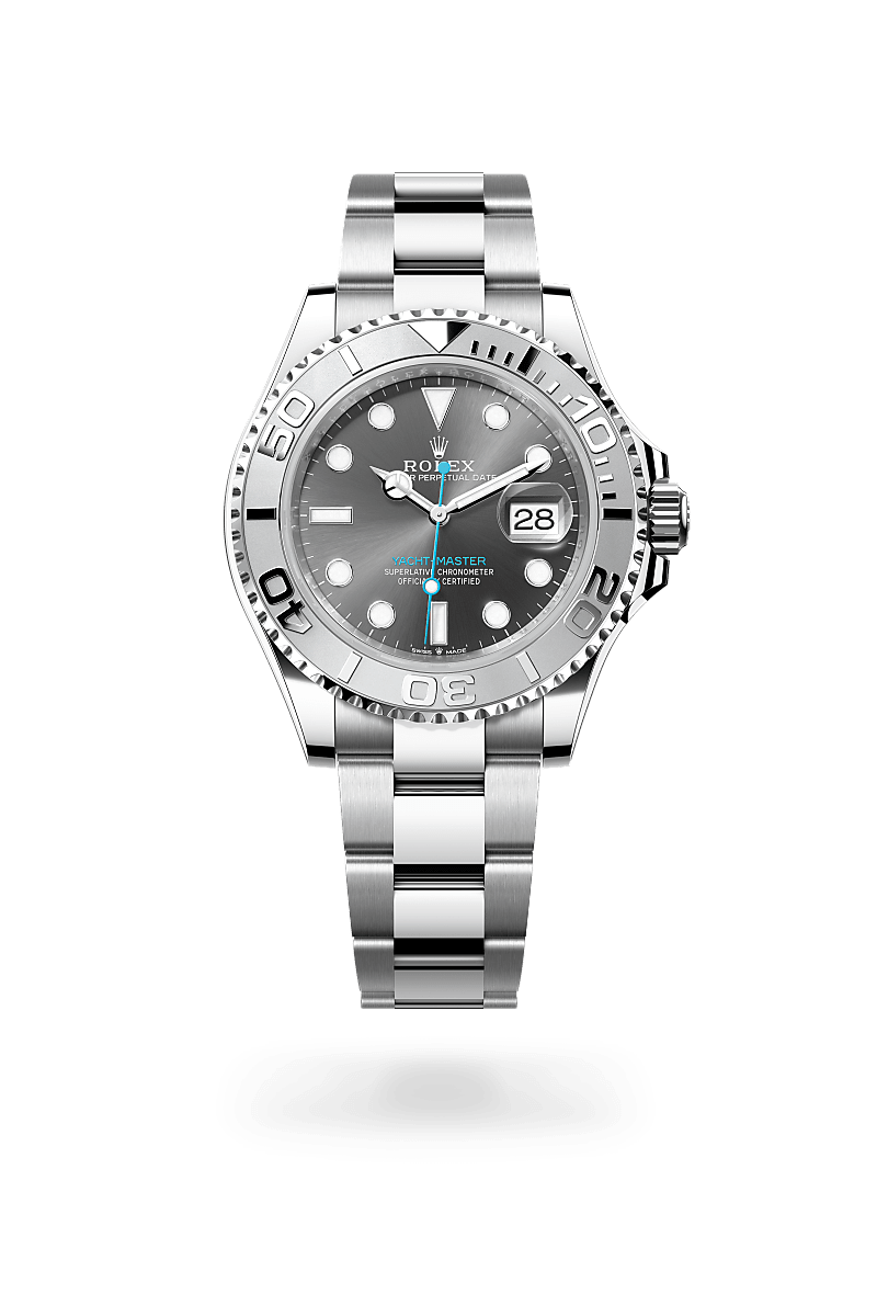 Rolex Yacht-Master in Rolesium - combination of Oystersteel and platinum, M126622-0001 - Cortina Watch Thailand