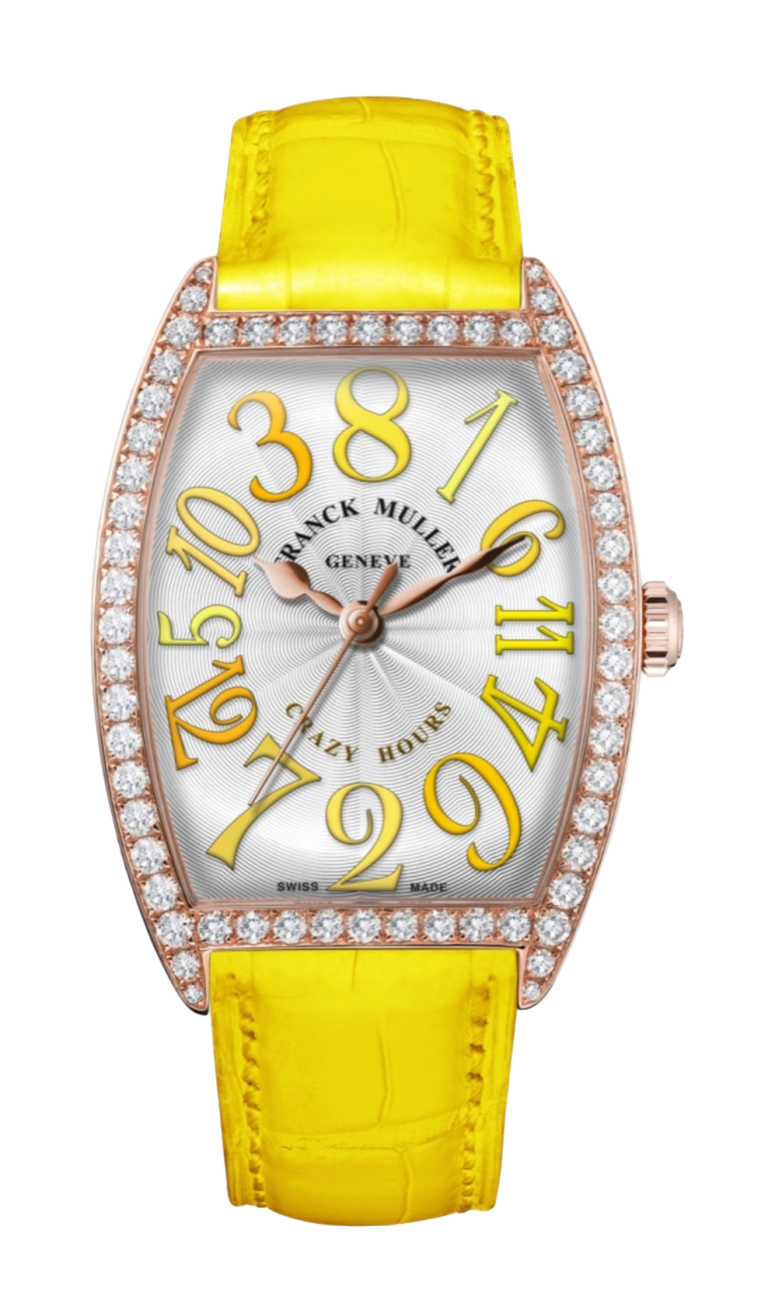 Franck Muller Color Tones Crazy Hours Collection - yellow