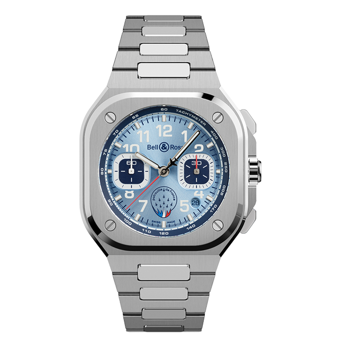 Bell Ross Br 05 Chrono Patrouille De France Cortina Watch Steel