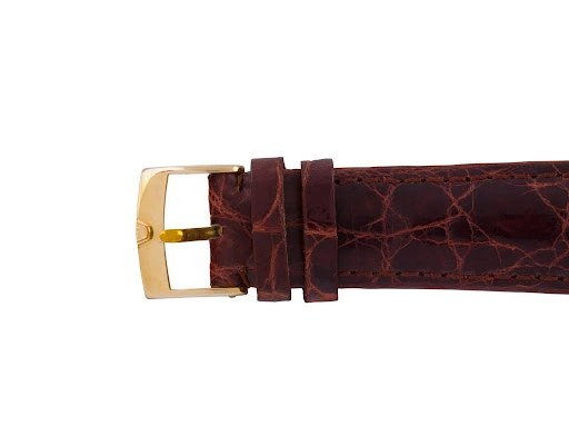 Aligator leather watch strap