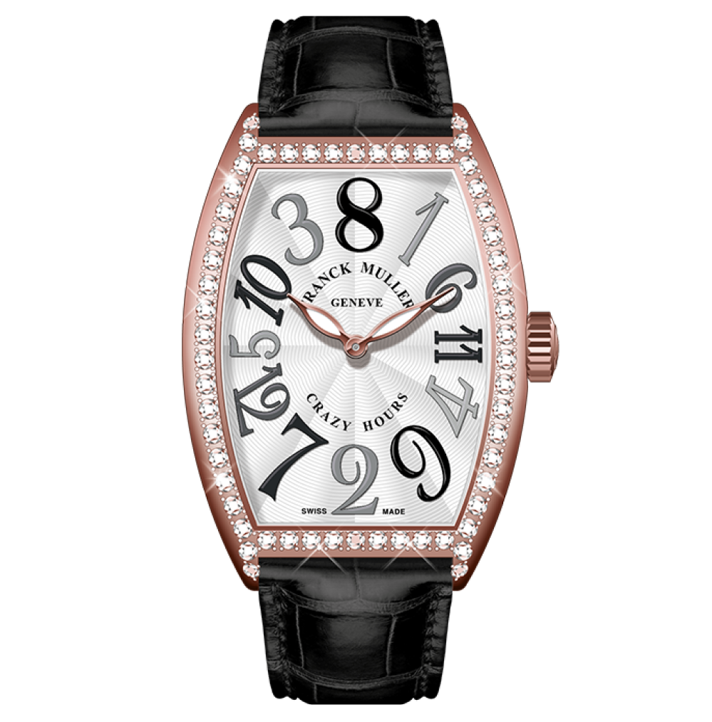 Franck Muller Cintree Curvex Crazy Hours Pastels Asia Exlusive 5850 Ch Ii Tones D1r 5n