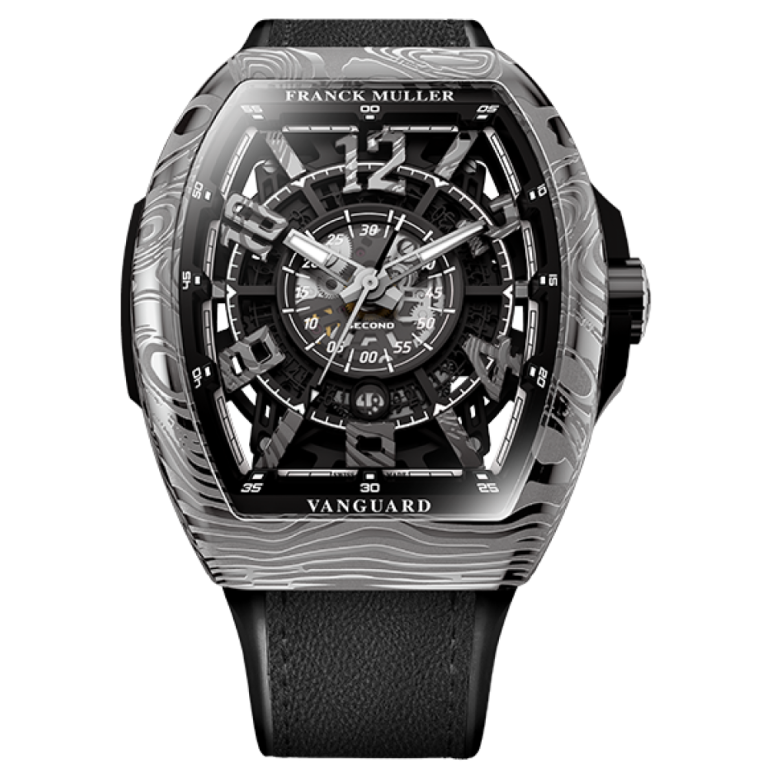 Franck Muller Vanguard Dasmascus Steel Racing Collection V 43 Sc Dt Rcg Sqt Damas Ac Skeleton Damas Ac Nr 768x779