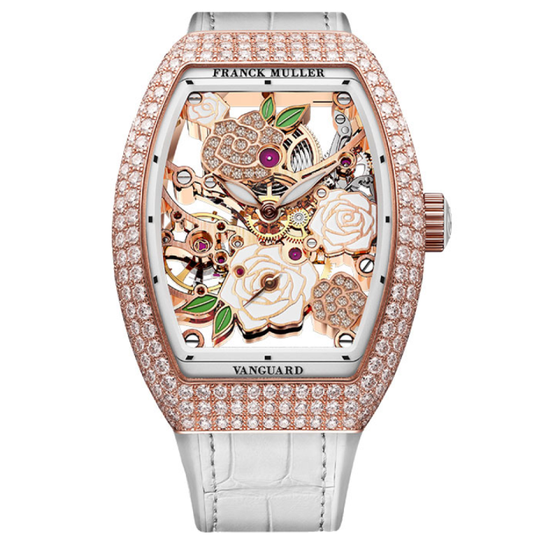 Franck Muller Vanguard Rose Skeleton Bc V32 S6 Sqt Rose D 2ro Cd 5n 768x779