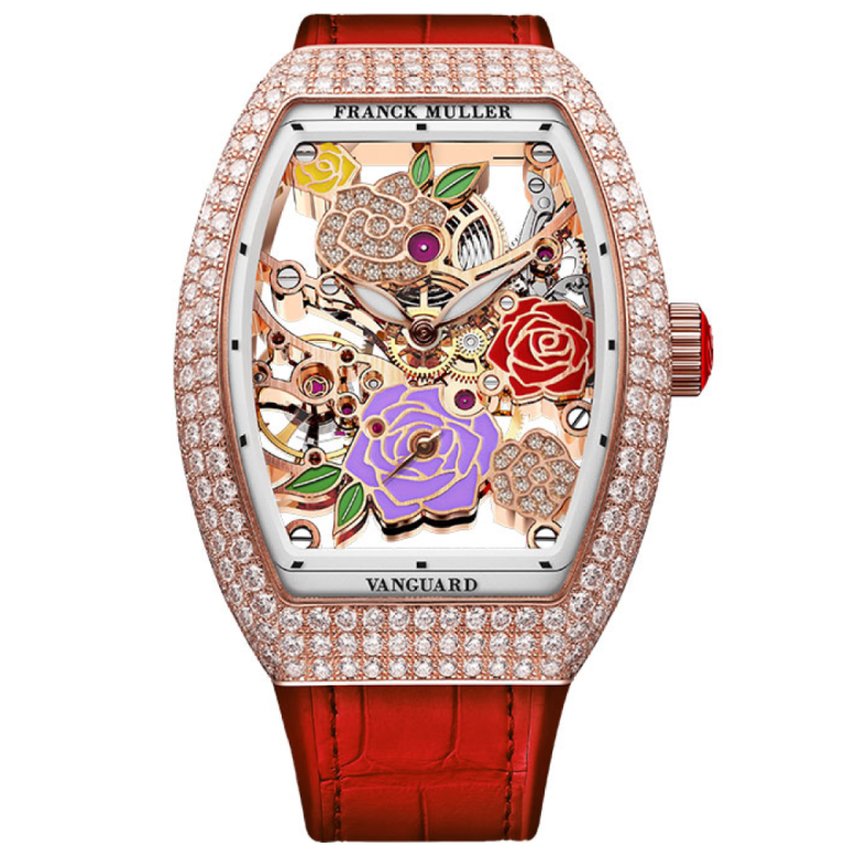 Franck Muller Vanguard Rose Skeleton Rg V32 S6 Sqt Coldrm Cd 2ro 5n 768x779