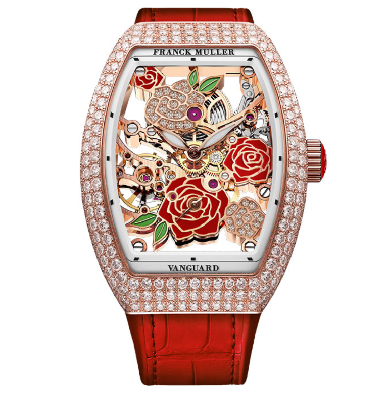 Franck Muller Vanguard Rose Skeleton Rg V32 S6 Sqt Rose D 2ro Cd 5n 768x779