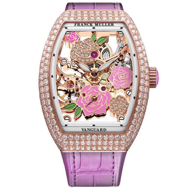 Franck Muller Vanguard Rose Skeleton Rs V32 S6 Sqt Rose D 2ro Cd 5n 768x779