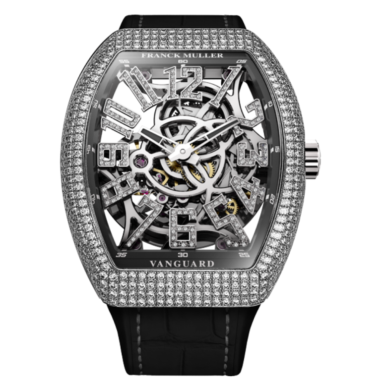 Franck Muller Vanguard Slim Skeleton 41mm V 41 S At Sqt D Cd Nbr Og Skeleton Dia Index Nr 768x779