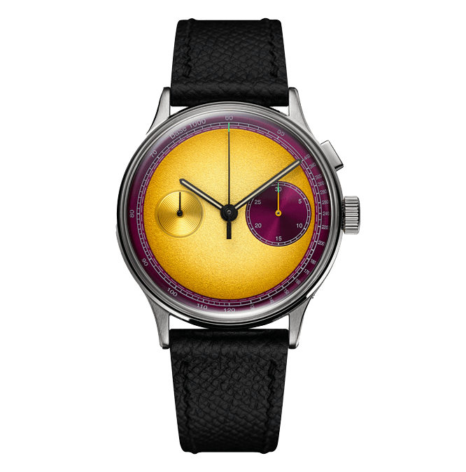 H. Moser Cie. Studio Underd0g 03series Passi0n Fruit Cortina Watch Frontal