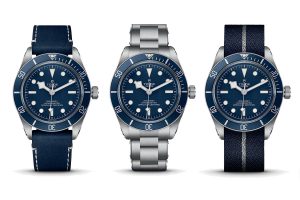 Tudor Black Bay 58 Navy Blue In Leather Strap Steel Bracelet And Nato Fabic Strap 2 300x200