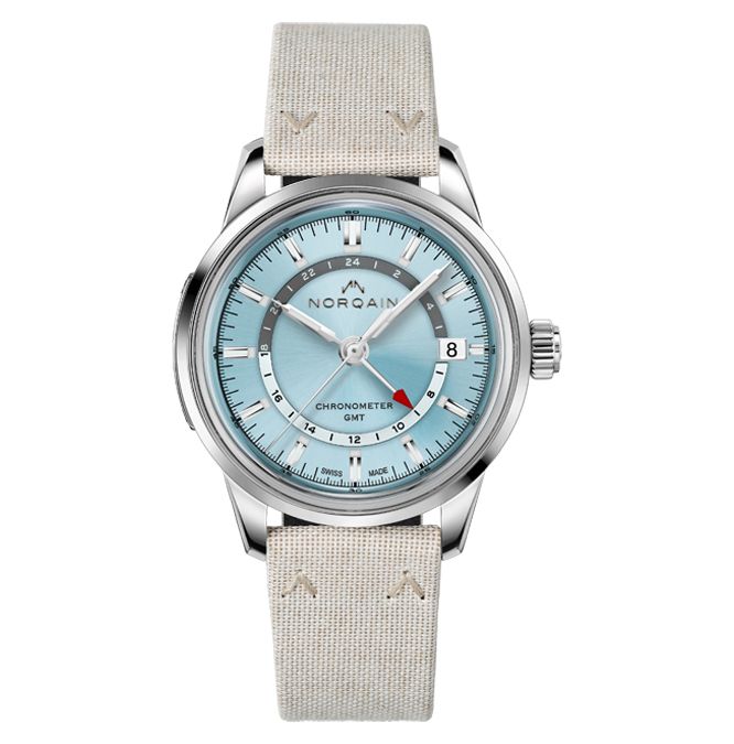 NORQAIN_Freedom 60 GMT Ice Blue 40mm_NN2100SG-IA21120-INT.18S_Cortina Watch