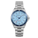 Norqain Neverest Glacier Ice Blue 40mm Steel Bracelet Cortina Watch 150x150