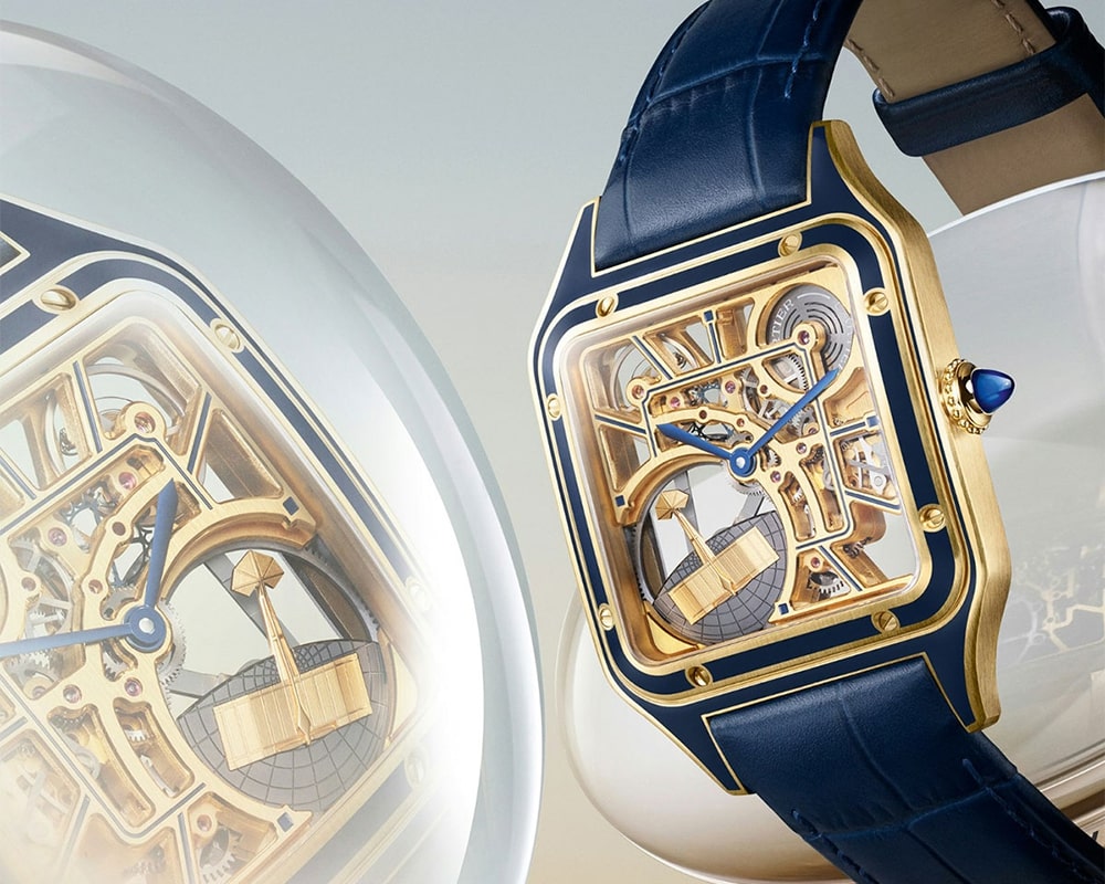 Cartier_Santos-Dumont Skeleton_Cortina Watch