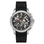 NORQAIN_Independence Skeleton Chrono 42mm_Cortina Watch - Black Rubber