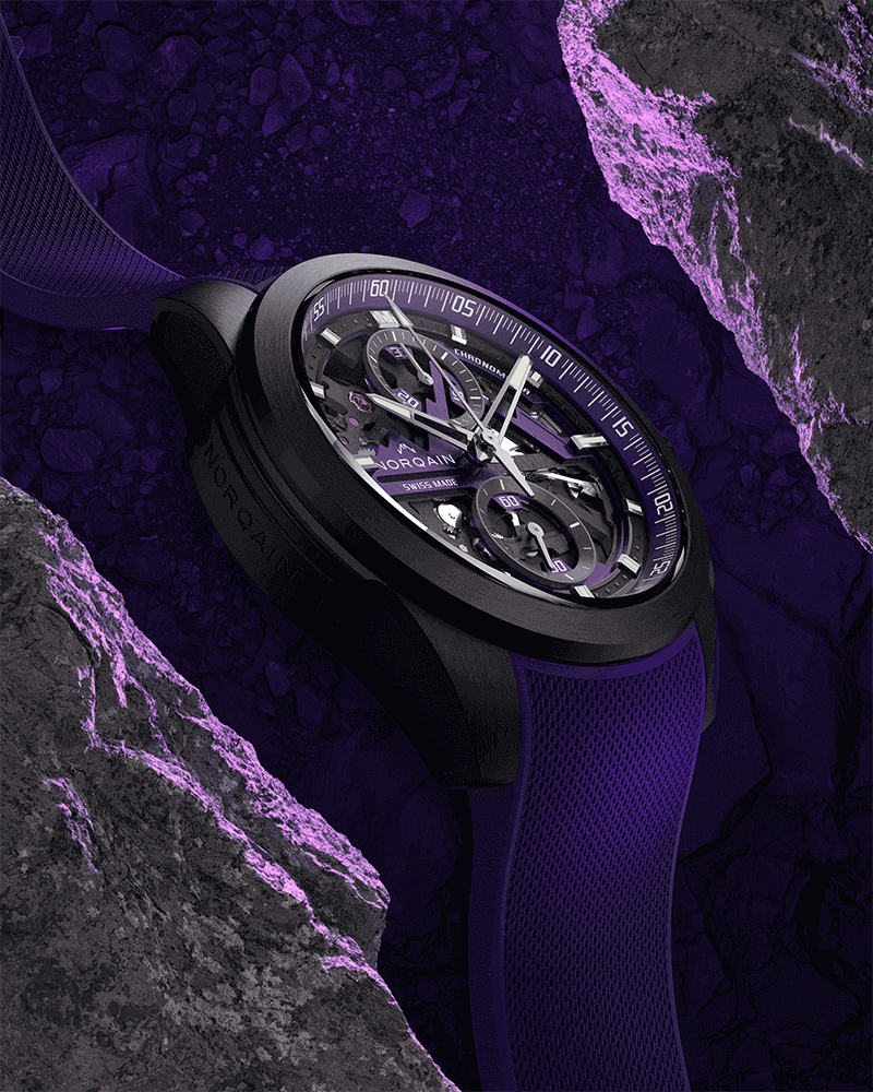 NORQAIN_Independence Skeleton Chrono 42mm_Cortina Watch - Titanium