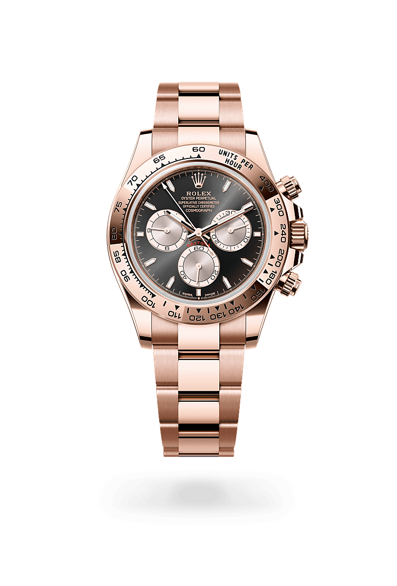 Rolex Cosmograph Daytona in 18 ct Everose gold, M126505-0001 - Cortina Watch Singapore