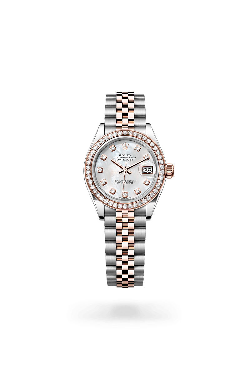 Rolex Lady-Datejust in Everose Rolesor - combination of Oystersteel and Everose gold, M279381RBR-0013 - Cortina Watch Singapore