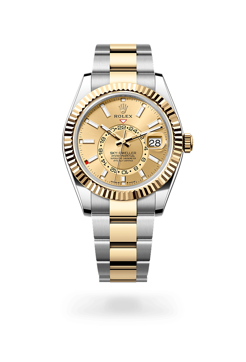 rolex Sky-Dweller in Yellow Rolesor - combination of Oystersteel and yellow gold, M336933-0001 - Cortina Watch Singapore